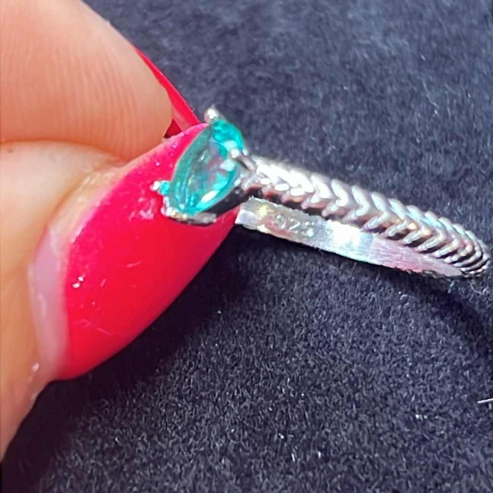 .925 Silver Adjustable Ring - image 3